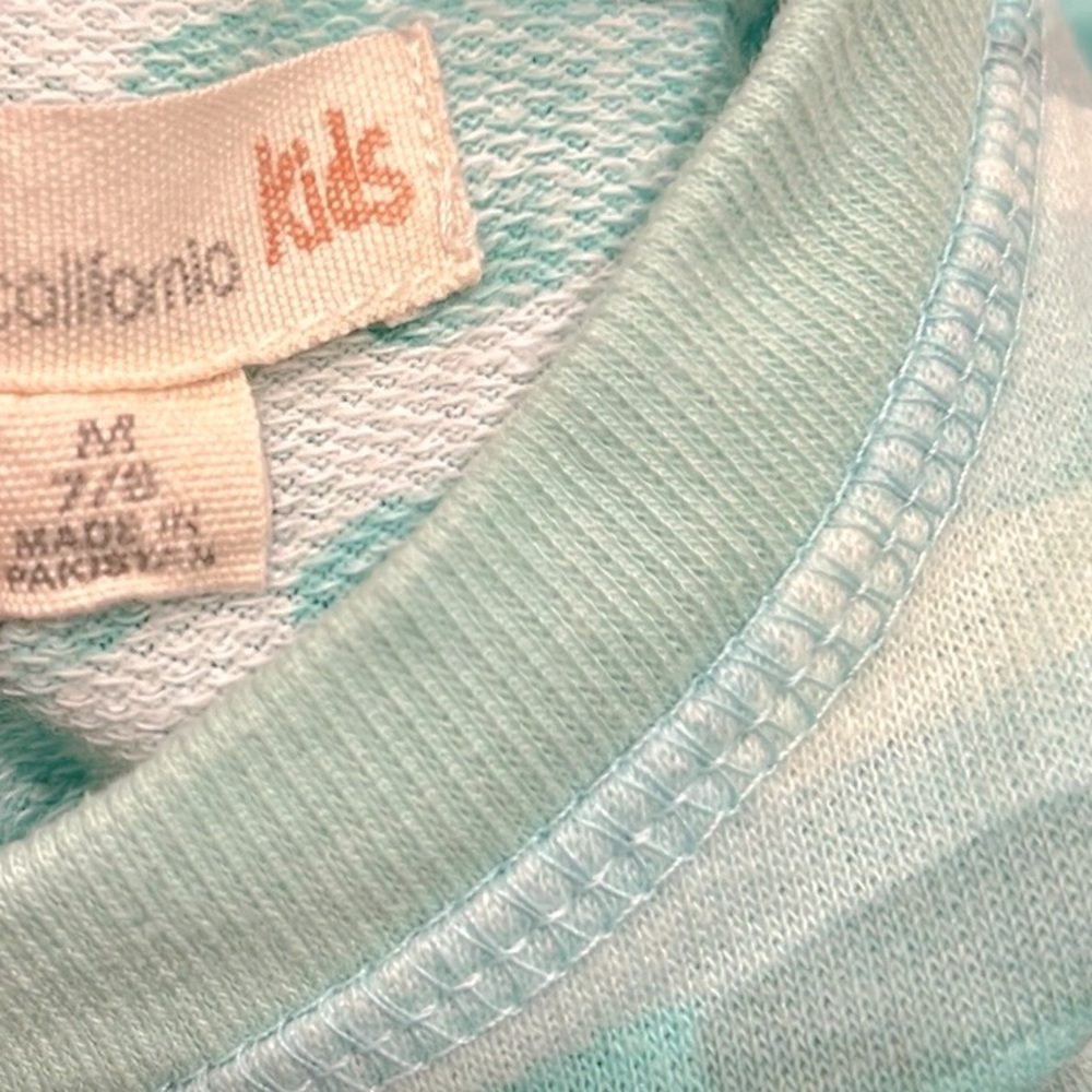 C&C California Kids Aqua Tie Dye Terry Romper